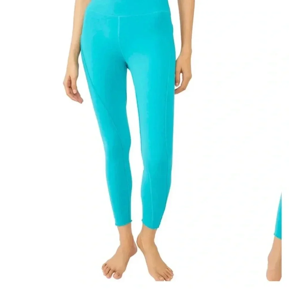 Free People Movement Hearts Aflutter Leggings in Wavy Waters - Size Small